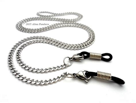 men's designer eyeglass chains